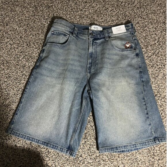 Denim - Light Blue Denim Shorts